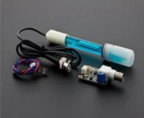 Gambar 1. Sensor pH dan module pH 