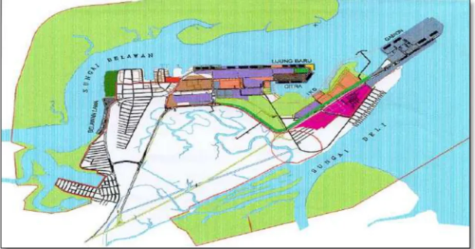 Gambar 2.3. Layout Pelabuhan Belawan 