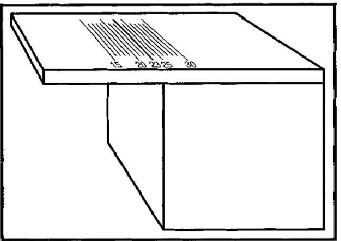 Gambar 2.5 Sit and Reach Test box (Panteleimon et al, 2010) 