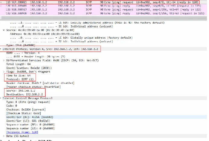 Gambar 4: Packet ICMP 