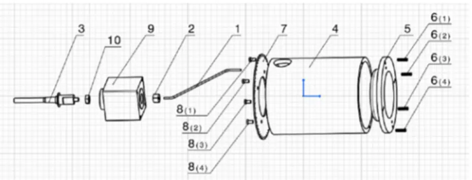 Gambar 4. Gambar urutan proses perakitan bagian bergerak modul distributor channel  Versi pemodelan Catia V5R17 