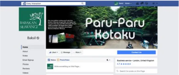 Gambar IV.59 Sampul Facebook  Sumber: Dokumentasi Pribadi  