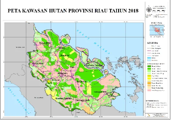 Gambar 3.2. Kawasan Hutan Provinsi Riau Tahun 2018 