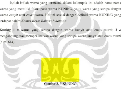 Gambar 3. 5 KUNING  
