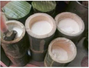Gambar 1.  Dadih atau dadiah merupakan produk susu fermentasi  yang dibuat dari susu kerbau di Sumatra Barat