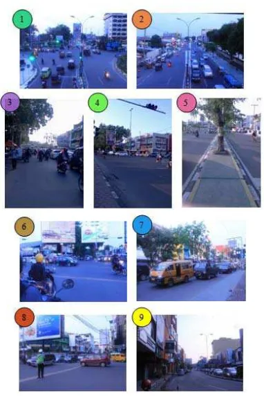 Gambar 4.8  Suasana jalan raya sekitar kawasan kajian 