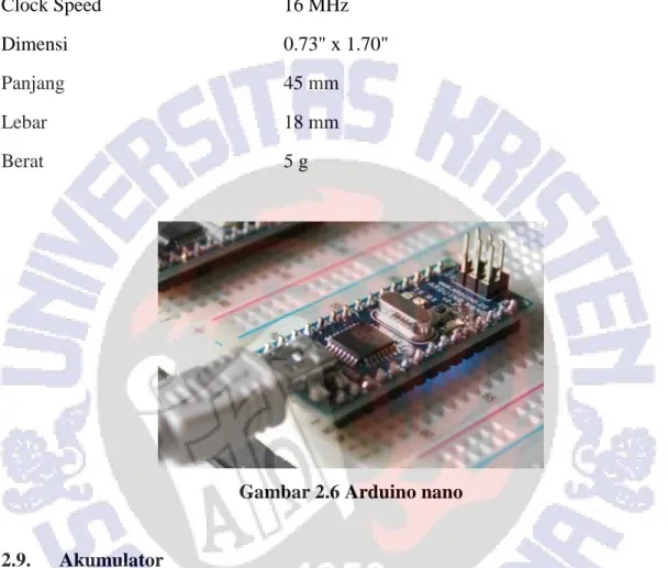 Gambar 2.6 Arduino nano 