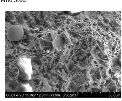 Figure 5 SEM capture of heat treated Rod 