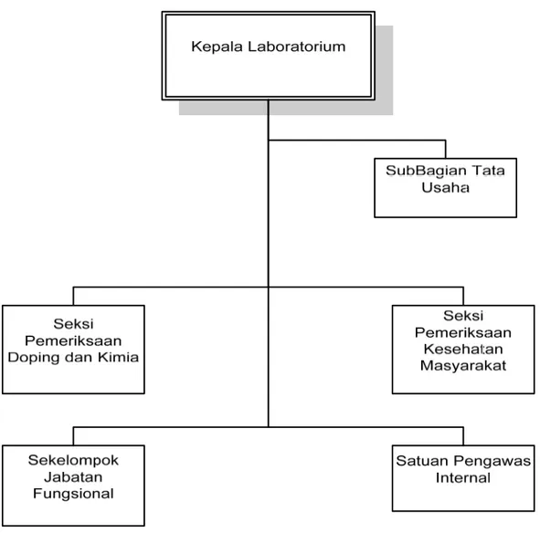 Gambar 3.1 Struktur Organisasi Labkesda 