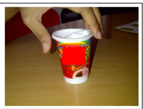Gambar 10. Simulasi gerakan menjangkau cup  