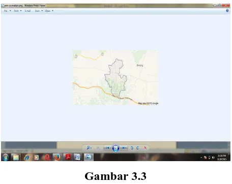 Gambar 3.3 Peta Kecamatan Purwadadi 