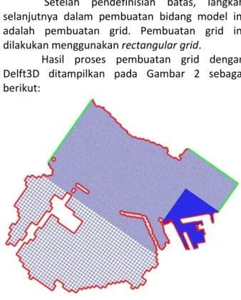Gambar 2. Grid Pemodelan 