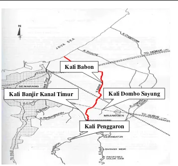 Gambar 1.4 : Peta Detail Kali Babon 