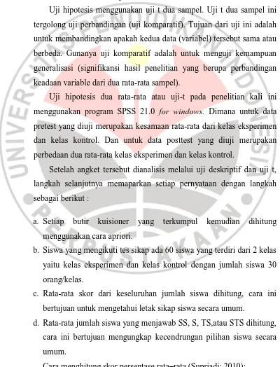 gambaran data dari hasil kuisioner yang didapat seperti jumlah, rata-