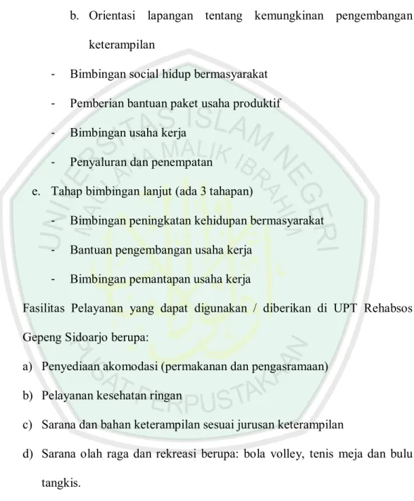 Tabel 6  Sarana 