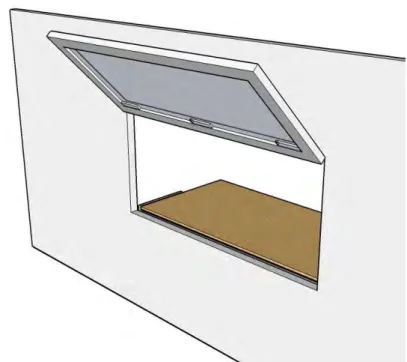 Gambar 6. Papan Display dengan Lampu Tampak dari Depan 