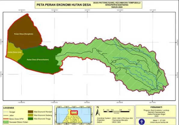 Gambar  5  menunjukkan  masyarakat  Pattaneteang  menilai  peran  Hutan  Desa  Sengketa  bagi  sistem  kehidupan termasuk pada kategori rendah, selain karena status kawasan tersebut adalah hutan lindung, faktor  lainnya adalah kawasan tersebut adalah Hutan