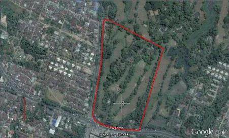 Gambar 2.6 Peta Alternatif 2 Site Perancangan Jl. Batang Kuis 