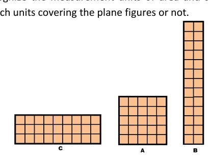 Figure 4. Two plane figures covering by square tiles 