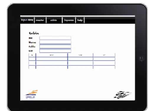 Gambar 7. Tampilan Input Deposito 