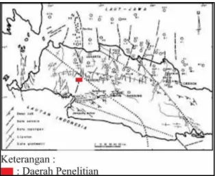 Gambar 3. Pola Tektonik Jawa Barat (Martodjojo, 2003)  Penginderaan Jarak Jauh 