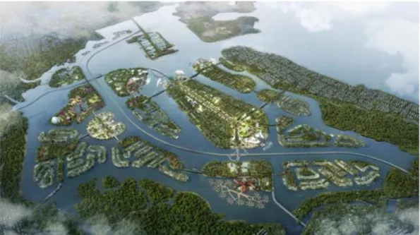 Gambar	
  5.	
  2	
  :	
  Masterplan	
  Revitalisasi	
  Teluk	
  Benoa	
  