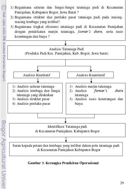 Gambar 3. Kerangka Pemikiran Operasional 