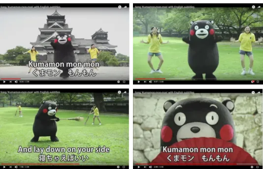 Gambar 2.46 Lagu dan Tarian Kumamon  Sumber :youtube.com 