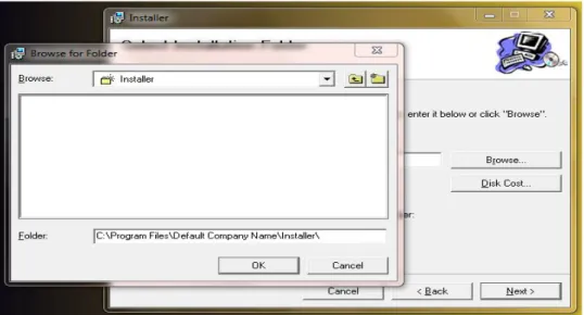 Gambar 5.4. Tampilan Browse Folder Directory 