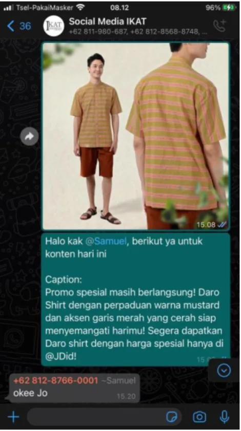 Gambar 3.3.1 Pengajuan Approval kepada Client 