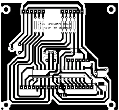 Gambar 3. 10 layout rangkaian minimum sistem 