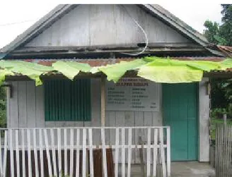 Gambar 6. Kantor Sekretariat Kelompok Mappasidapi Desa Jono Oge 