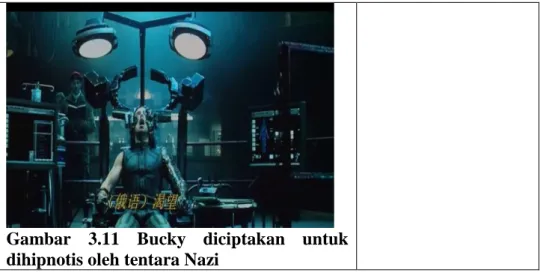 Gambar  3.11  Bucky  diciptakan  untuk  dihipnotis oleh tentara Nazi 