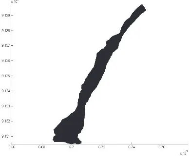 Gambar 3. Hasil visualisasi peta 3D kondisi lereng pegunungan  