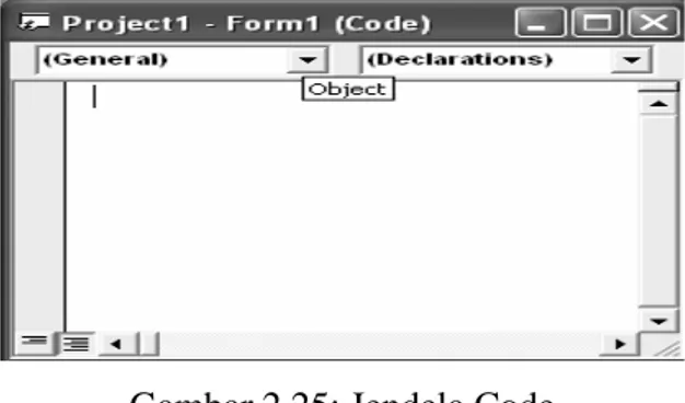 Gambar 2.25: Jendela Code 