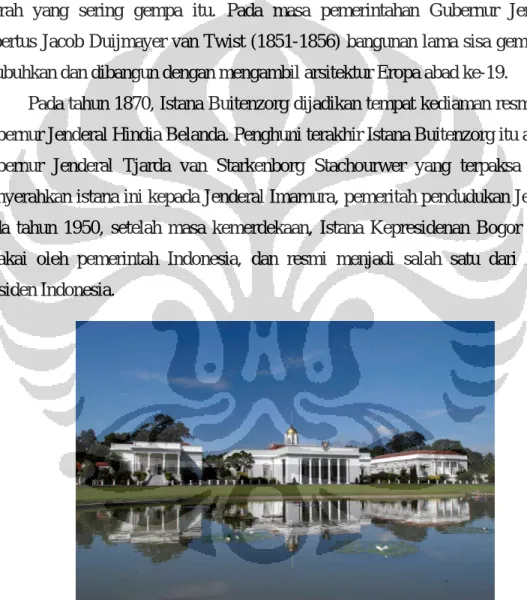 Foto 3.1 Istana Kepresidenan Bogor 