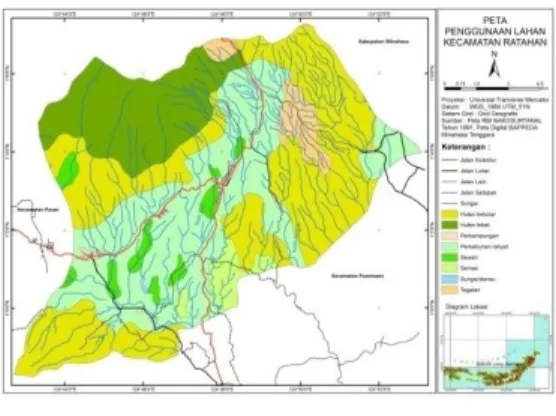 Tabel  1.  Luas  Peta  Penggunaan  lahan pada kemiringan lereng 0-8% 