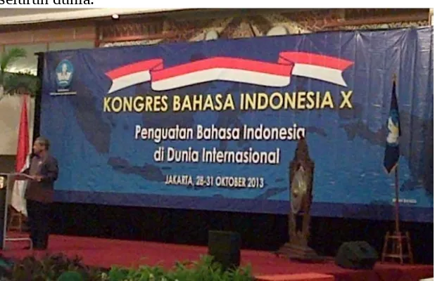 Gambar 2. 5 Pelaksanaan  Kongres  bahasa  Indonesia  XI.  Dalam