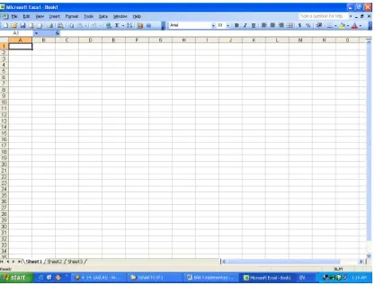 Gambar 5.1 Cara Pengaktifan Excel 