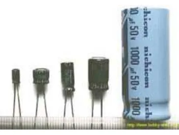 Gambar 2.12  Kapasitor Elektrolit 