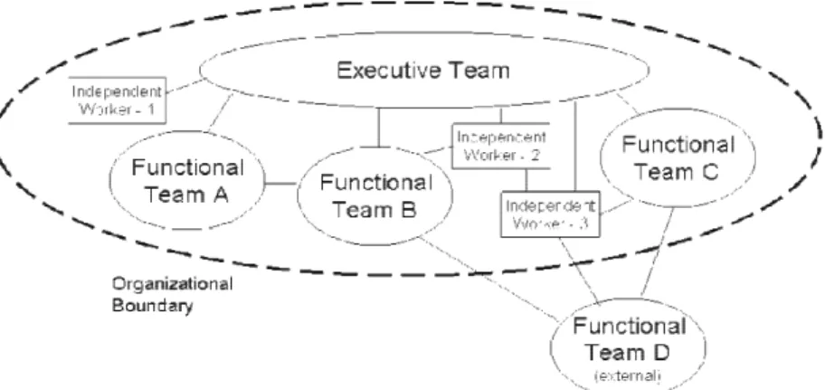 Gambar 2.9 Organization Network Model 