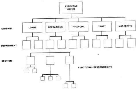 Gambar V.2. Struktur organisasi tradisional  (sumber Kerzner, 1980, 35)  