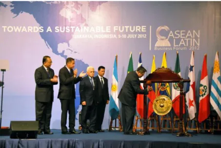 Gambar 1. Pembukaan ASEAN-Latin Business Forum 2012