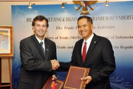 Gambar 4. Pertemuan Bilateral Indonesia - Peru