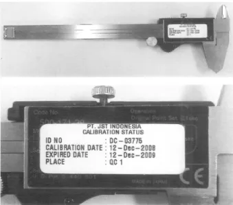 Gambar 2.1. Contoh No ID pada Digital Caliper 
