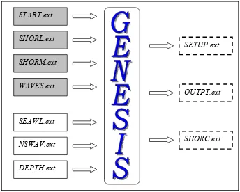 Gambar 2.11. Struktur File Input dan Output GENESIS 