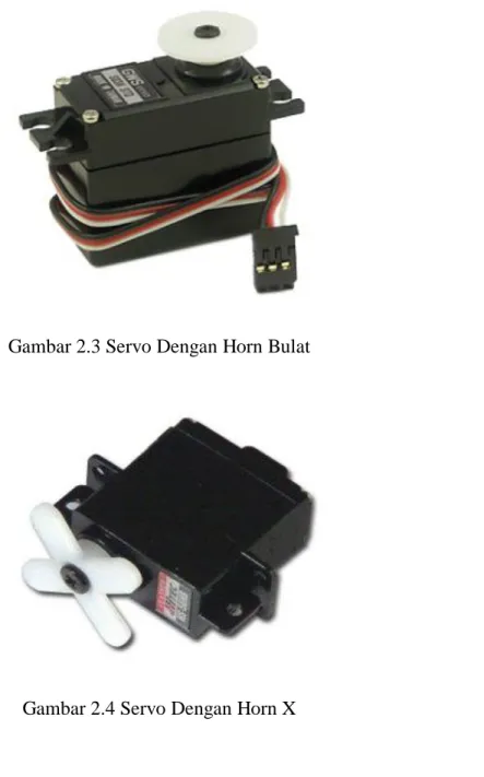 Gambar 2.4 Servo Dengan Horn X 