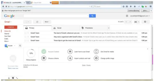 Gambar 2.4. Jendela halaman e-mail 