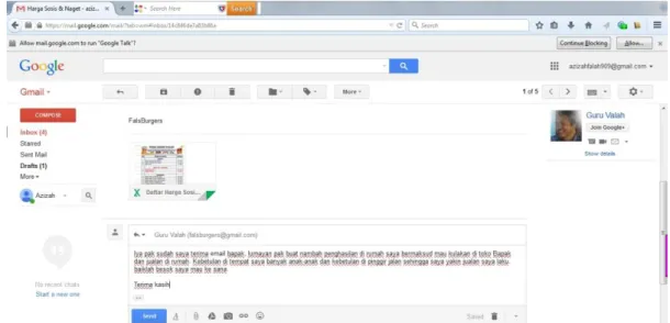 Gambar 2.10 Menanggapi surat masuk (Reply) 