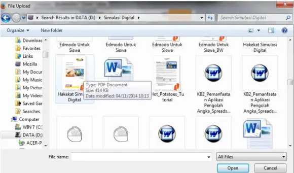 Gambar 2.14 Jendela Memilih File 